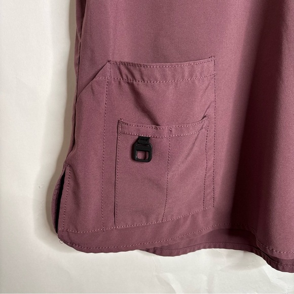 Carhartt Force Cross-Flex Modern Fit V Neck Women's Scrub Top Medium - Picture 3 of 9